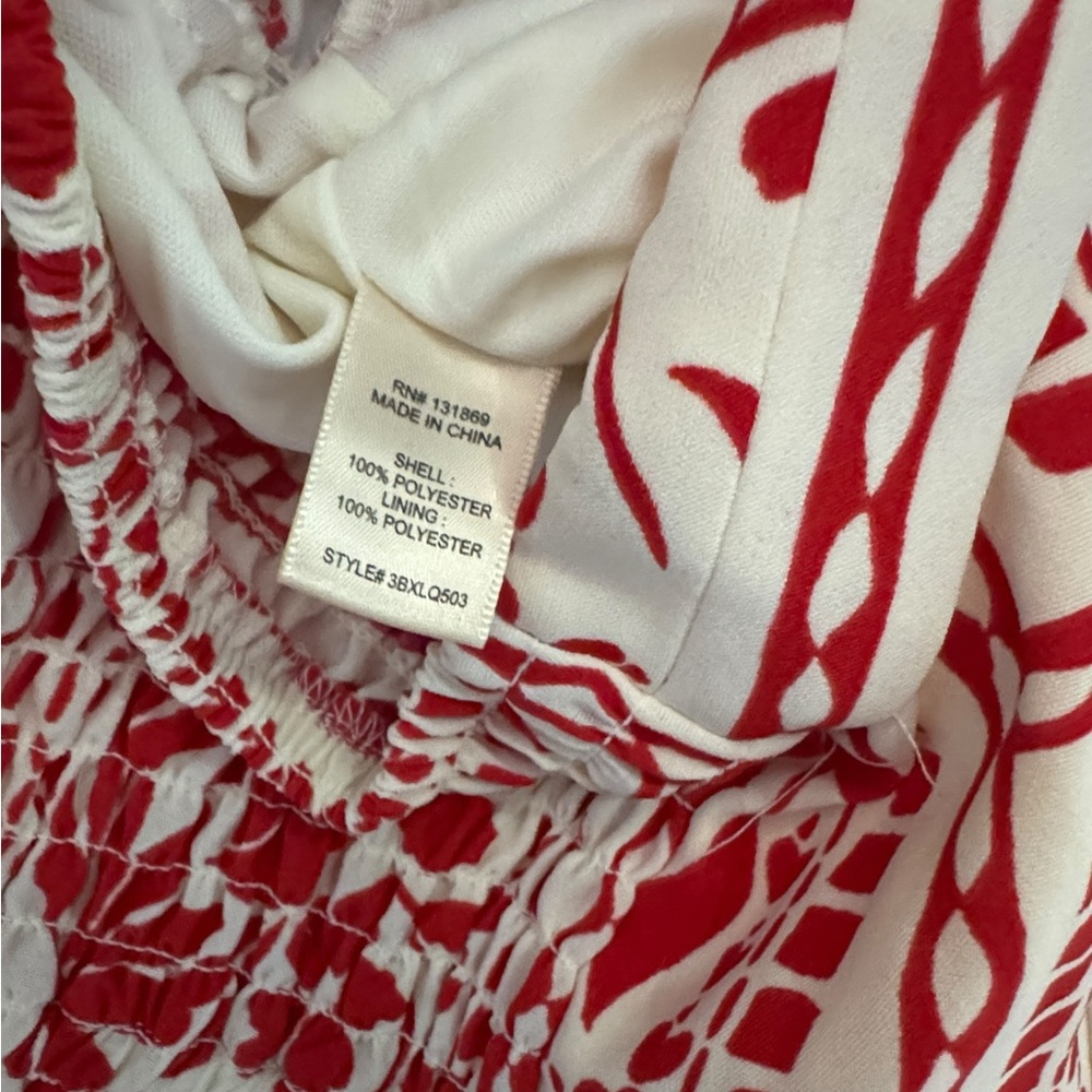 Thirty Thirty Women’s Red & White Halter Romper | Size Large | NWT - Picture 10 of 11